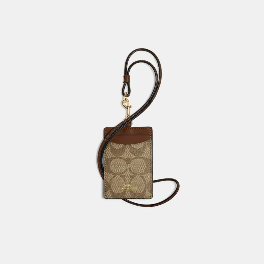 COACH Id Lanyard in Signature Canvas